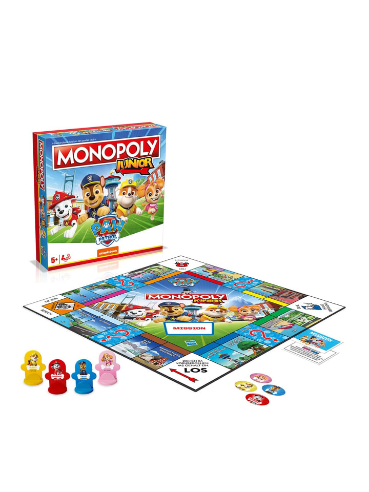 Winning Moves Monopoly Junior - Paw Patrol Gesellschaftsspiel Brettspiel Spiel in bunt günstig kaufen onesize