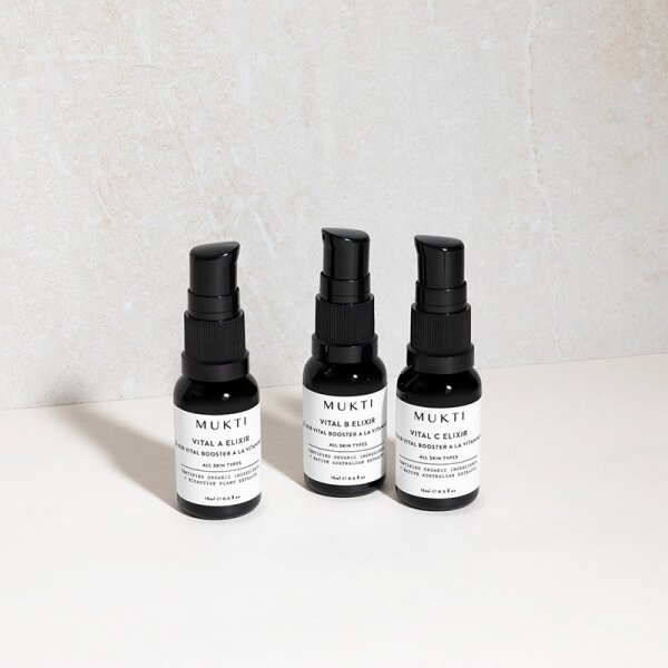 Mukti Organics Vitamin Booster Mini Collection Gesichtspflegeset