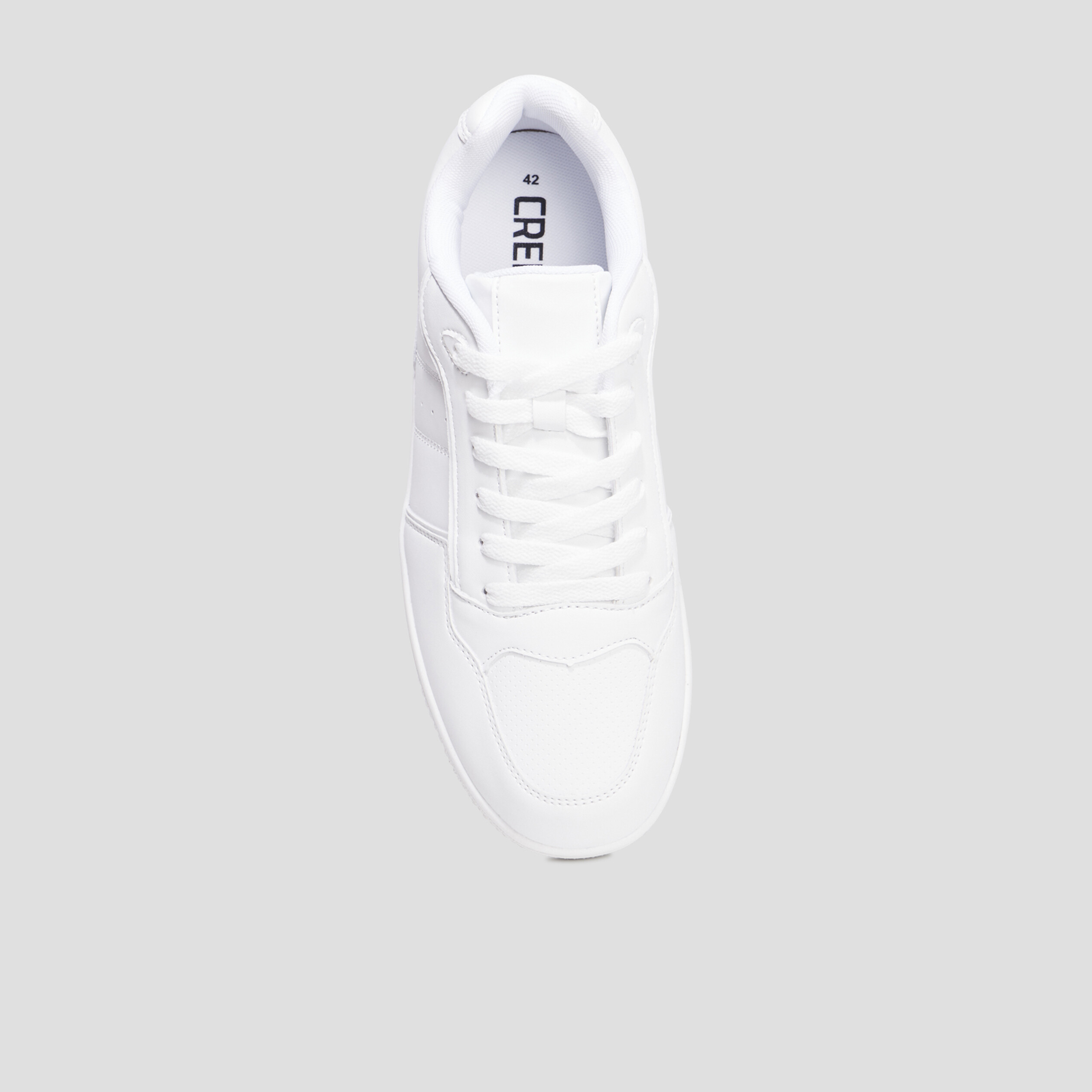 Tennis basses à lacets Creeks Tempete blanc homme | La Halle