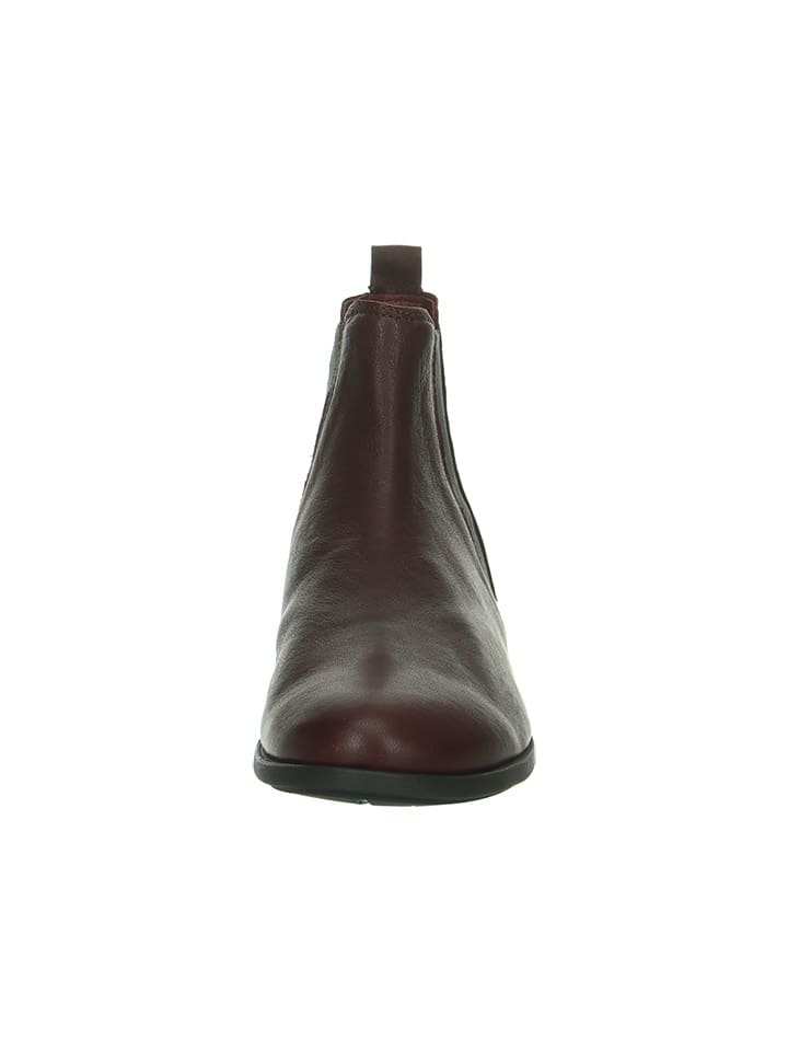 Think! Leder-Chelsea-Boots in Bordeaux günstig kaufen