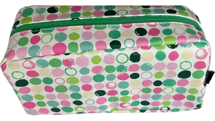 BOCK Schlampertasche PU schmal Design Punkte/Streifen sortiert
