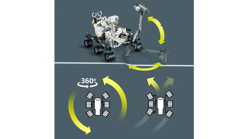 LEGO Technic 42158 NASA Mars Rover Perseverance Weltraum Spielzeug Set