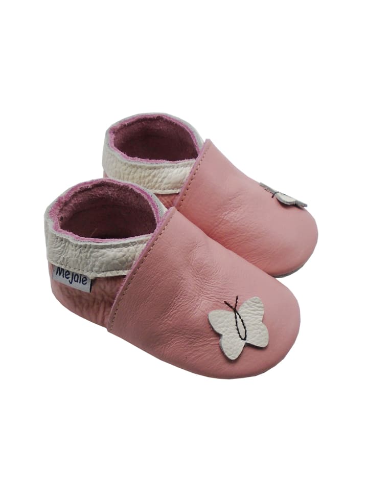 Yalion Baby Krabbelschuhe in Schmetterling rosa günstig kaufen