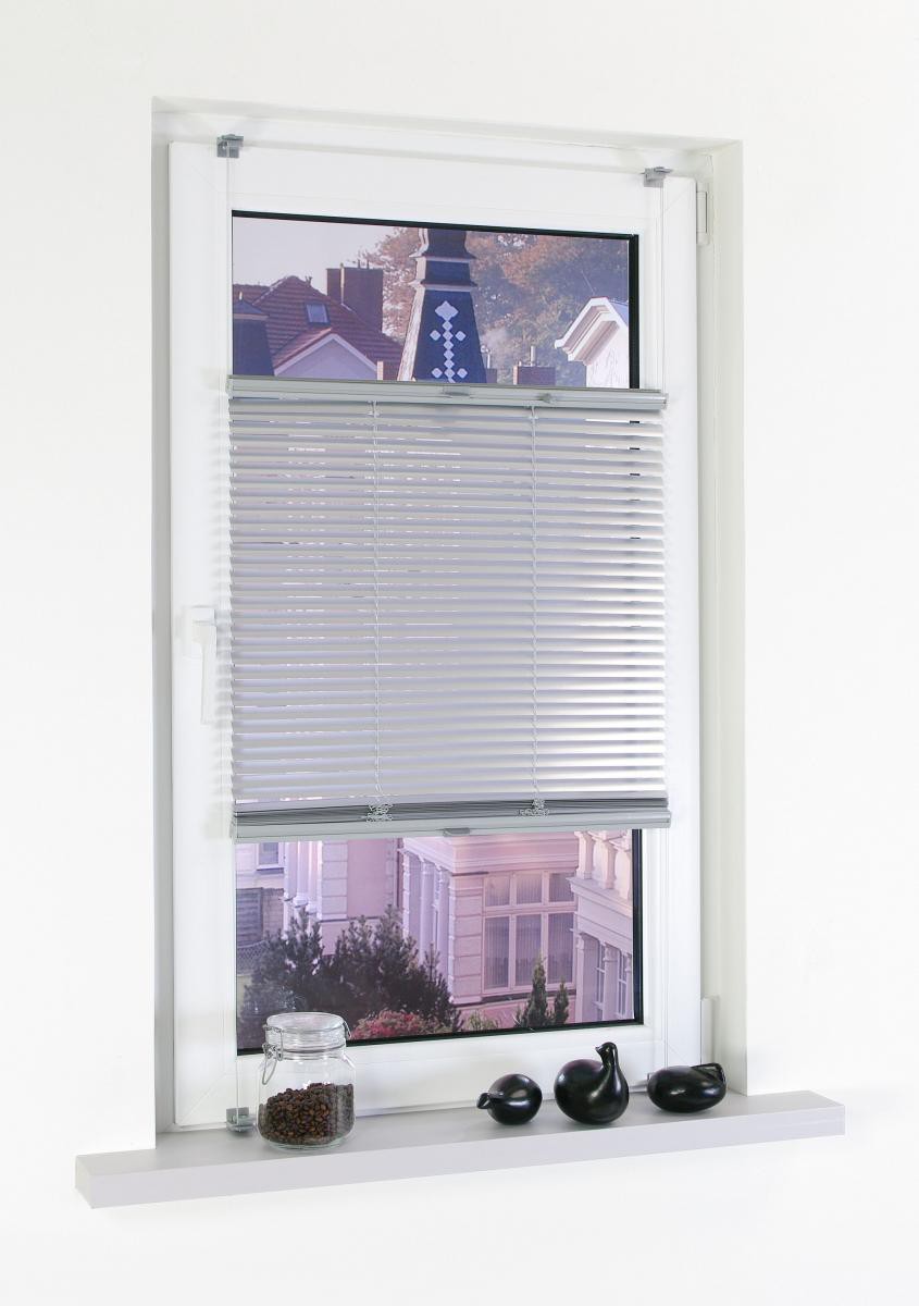 Bella Casa Klemmfix Jalousie verspannt aus Aluminium, 60 x 130 cm (Breite x Höhe), silber
