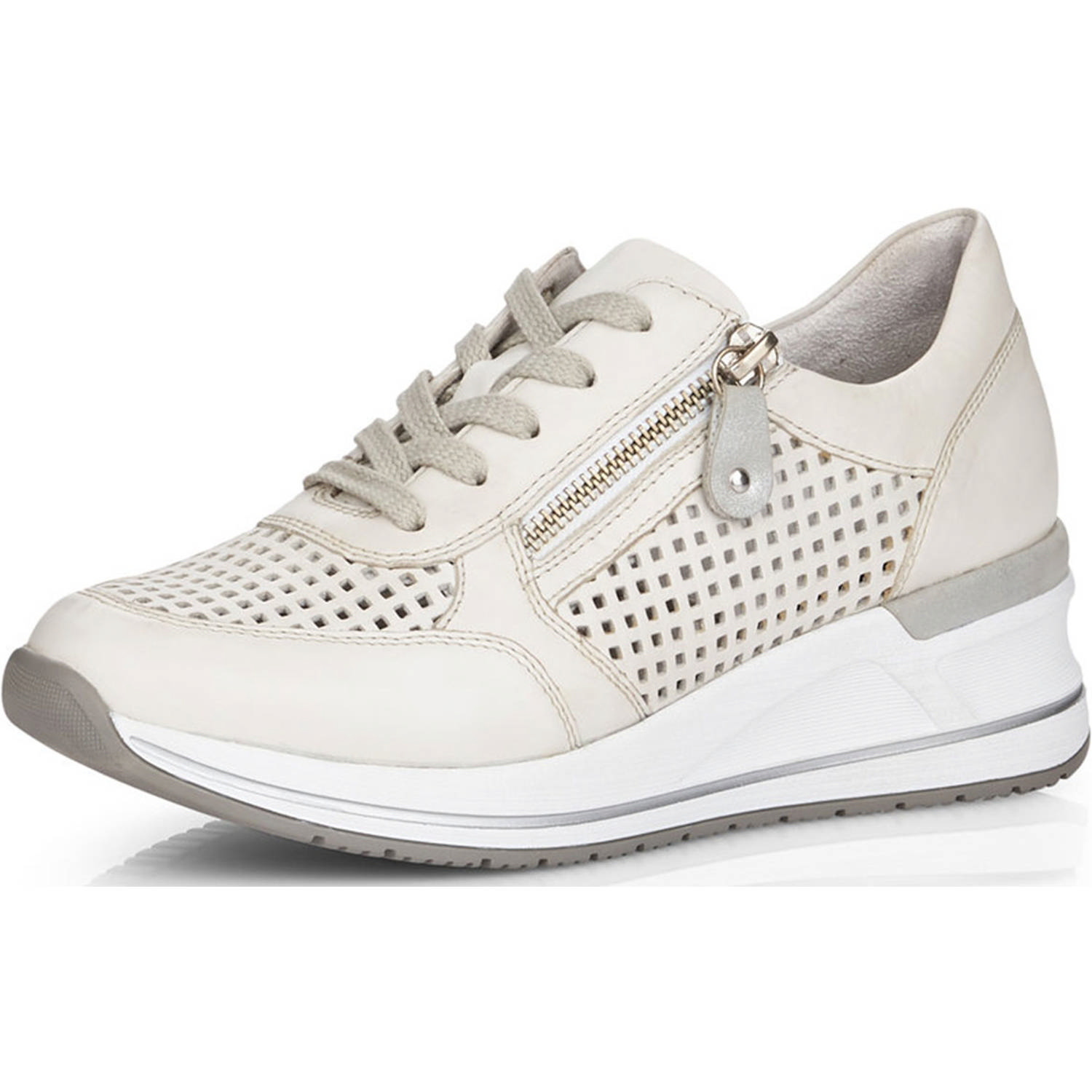 Remonte D3200, Sneakers Low, Damen, Weiß (Bianco)