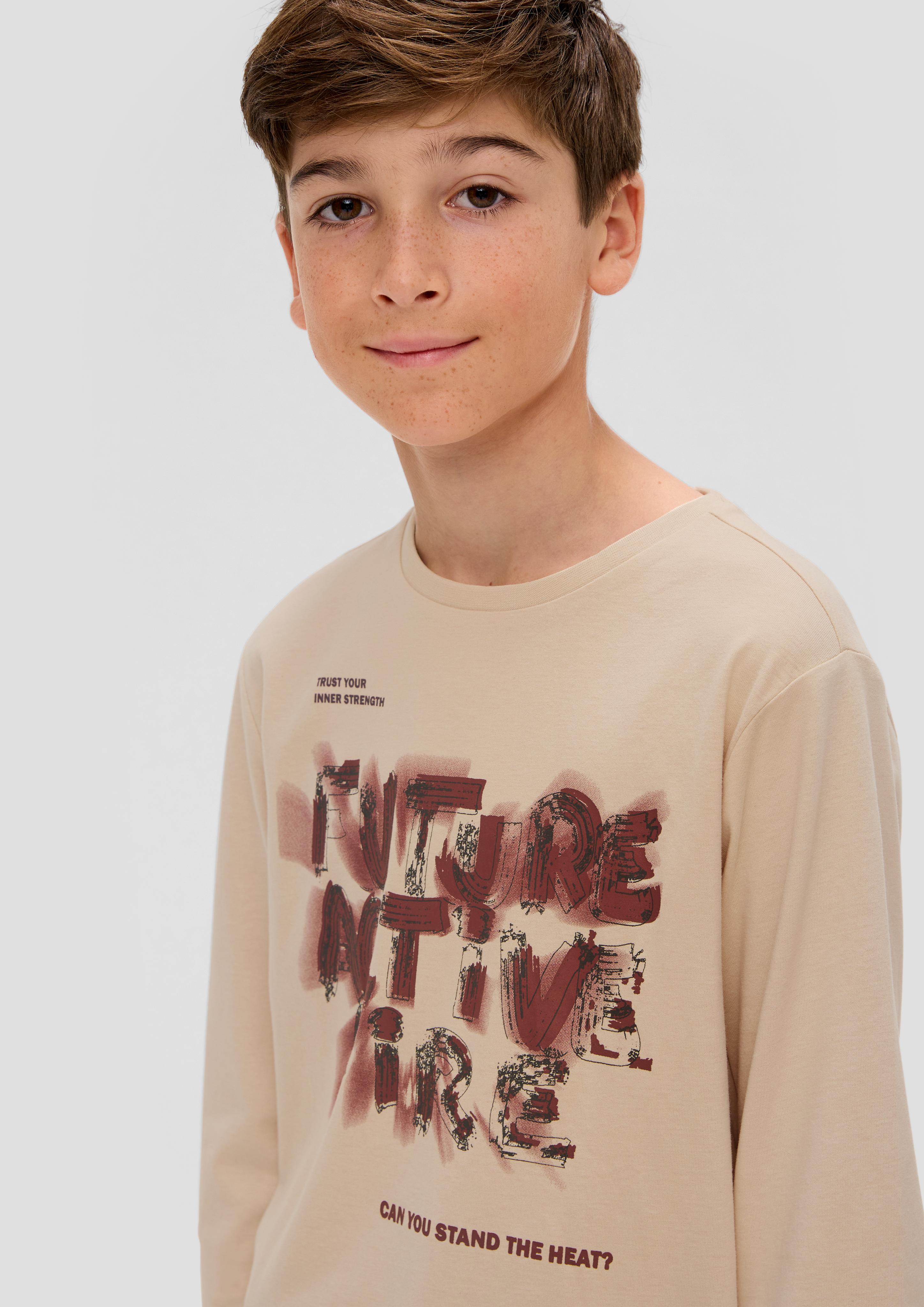 Longsleeve mit Statement-Print  2137542-8120