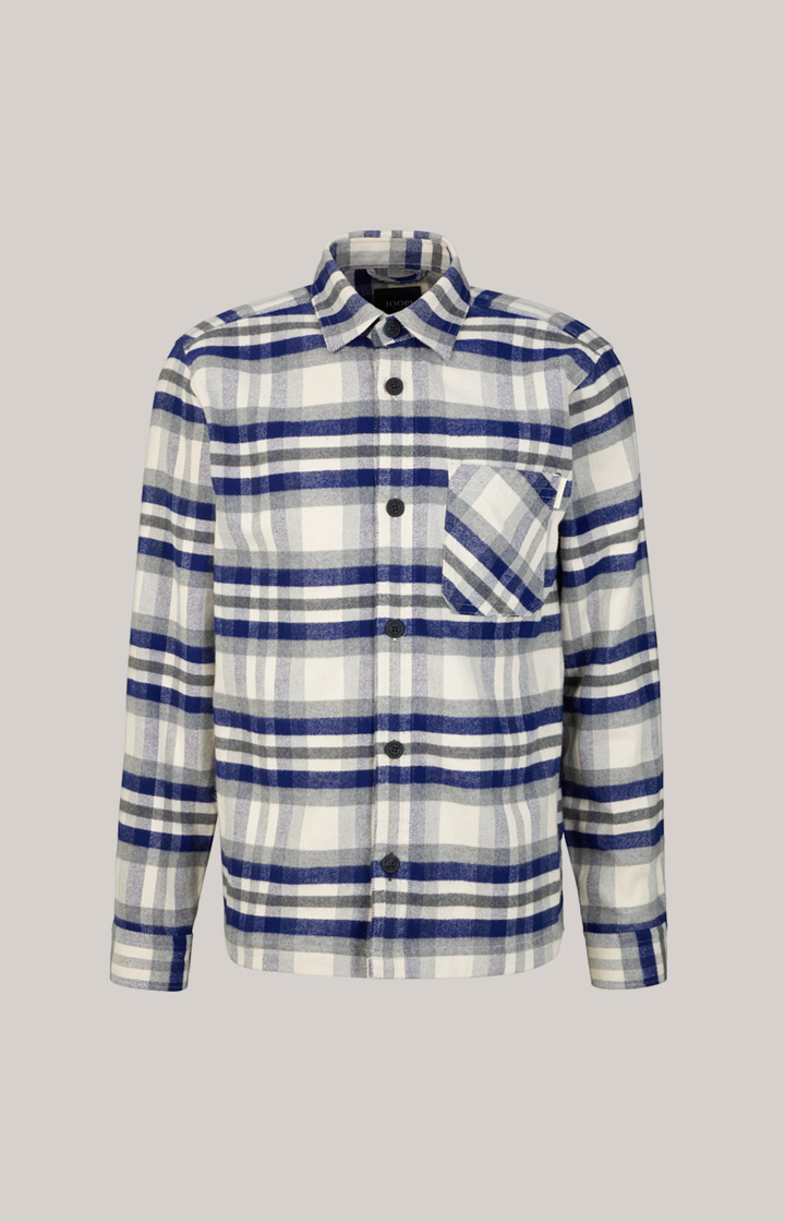 Flanell-Hemd Harvi in Navy/Beige kariert