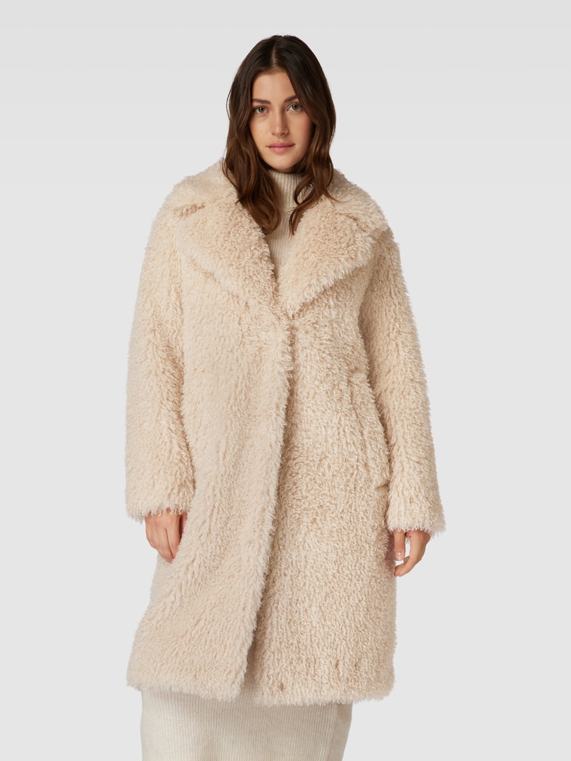 Mantel mit Reverskragen in offwhite