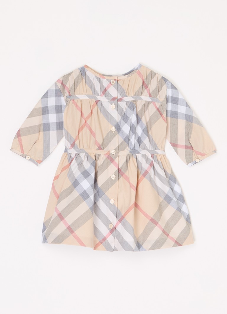 Rochie-tunică Burberry Cecile din bumbac organic