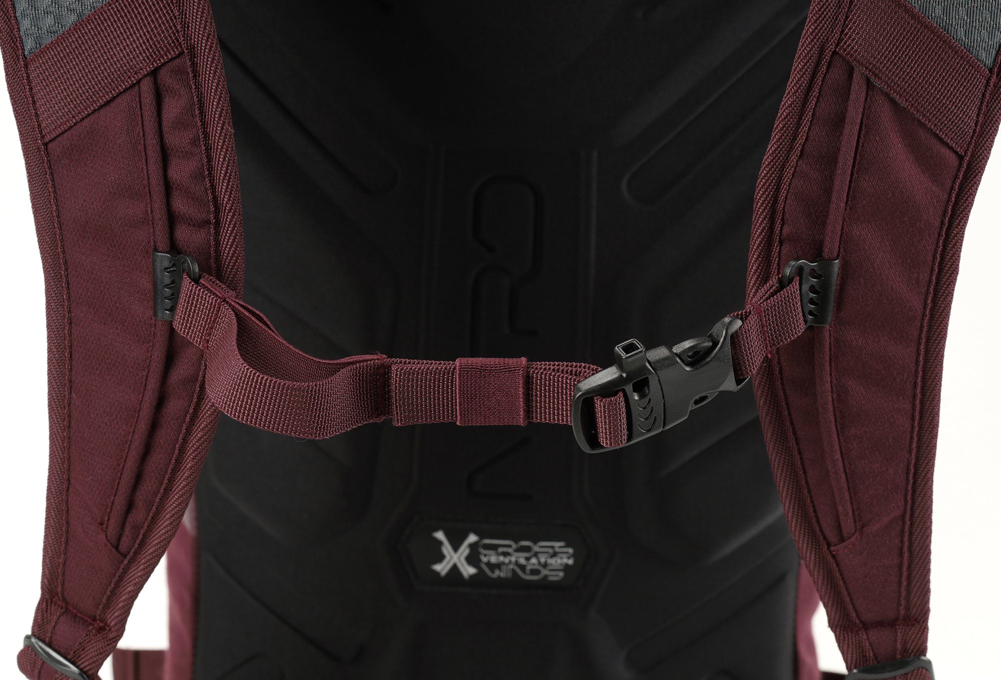 NITRO Trekkingrucksack Rover 14, Wine, speziell für den Wintersport konzipiert