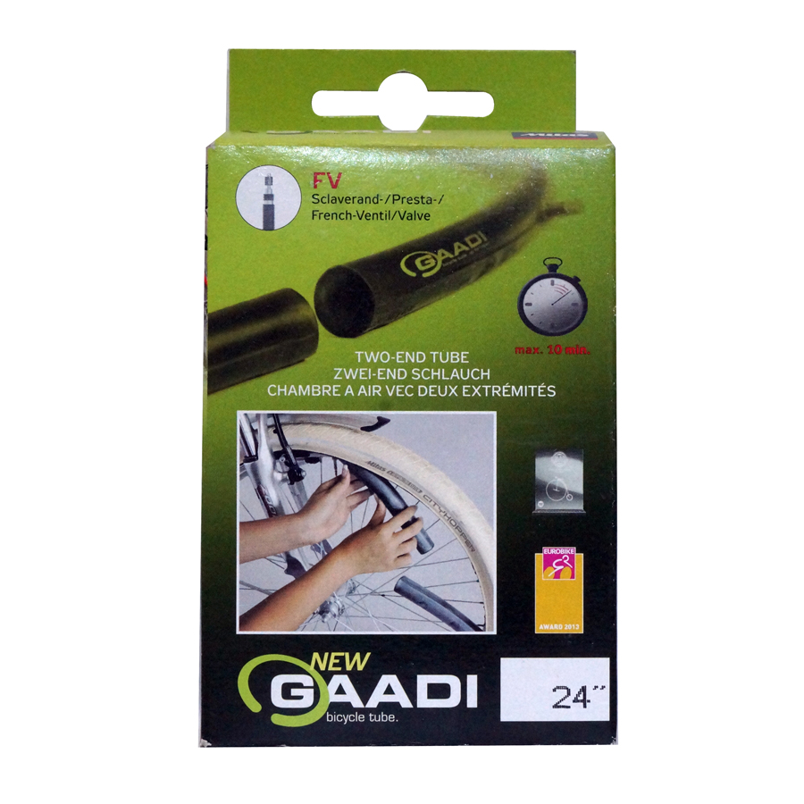 Gaadi Fahrradschlauch, 24(40/47-507) F/V, 47 mm, 1 Stück - ATU