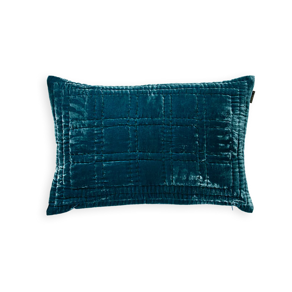 Housse de coussin House of Rituals Collection Saigon, en velours de soie viscose, 60 x 40 cm