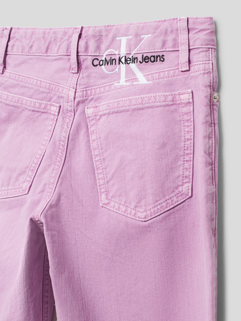 Wide Leg Jeans aus Baumwolle Modell 'IRIS ORCHID' in flieder