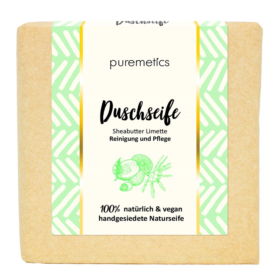 Straffende Dusch-Seife Sheabutter Limette