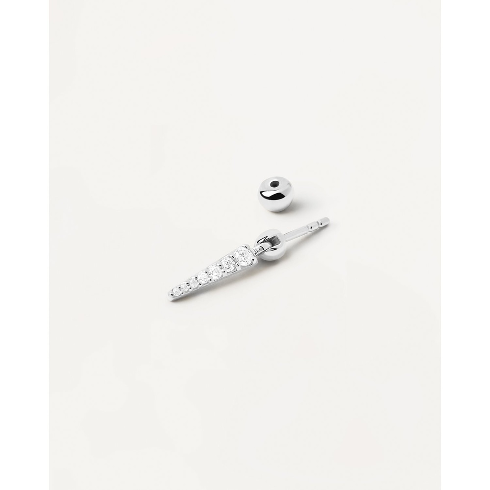 P D Paola Boucle d'oreille unique 925 Argent Boucles d'oreilles