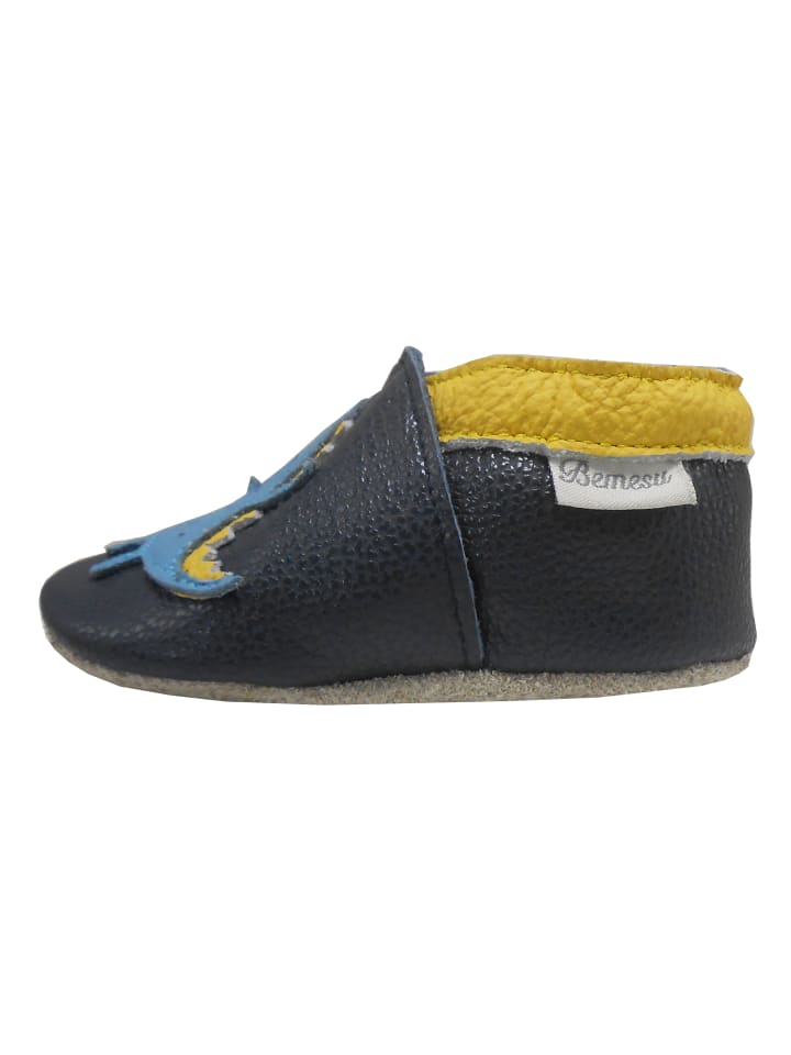 Yalion Leder-Krabbelschuhe 
