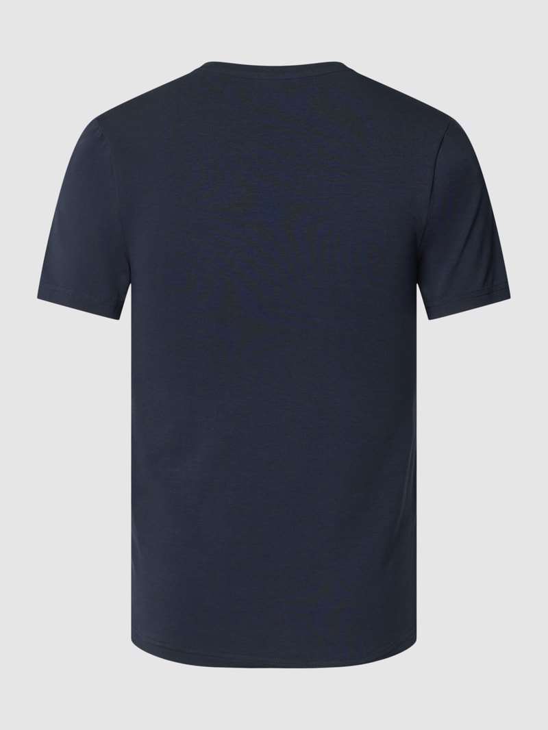 T-Shirt im 2er-Pack Modell 'ESSENTIALS' in dunkelblau