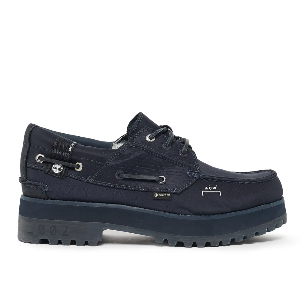 Timberland x A COLD WALL Gore Tex 3 Eye Boat Shoe TB0A683Y4331 / blau