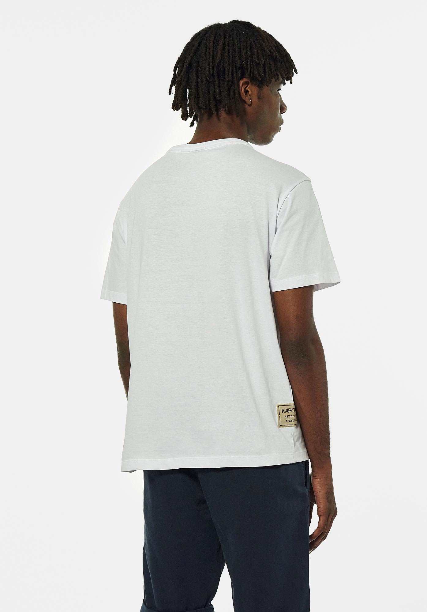BRIGS  T-shirt blanc Homme en 100% coton
