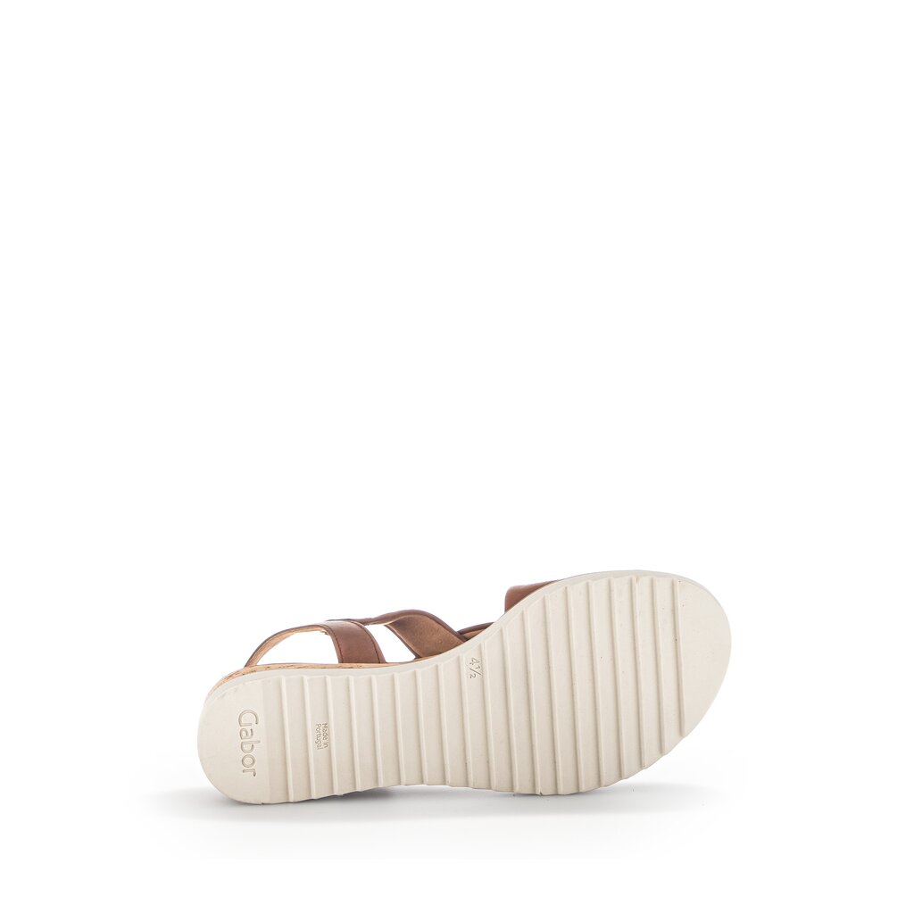 Gabor comfort Keilsandalette braun