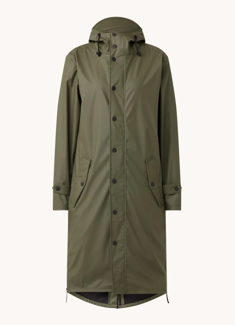 Giacca antipioggia unisex Maium Longline z cappuccio