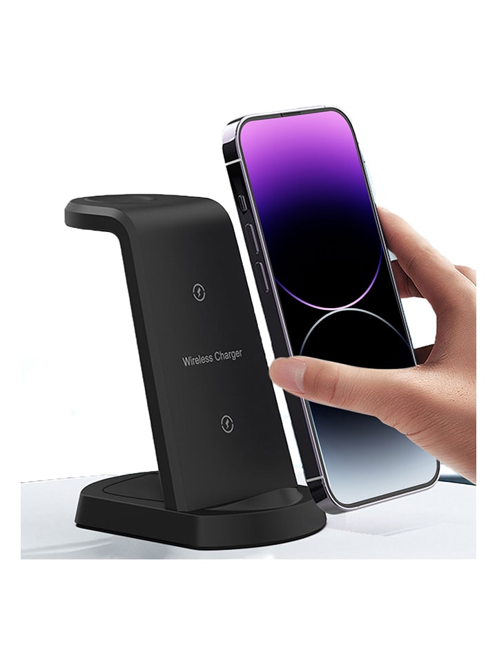 SWEET ACCESS 3in-1-Ladestation in Schwarz günstig kaufen onesize