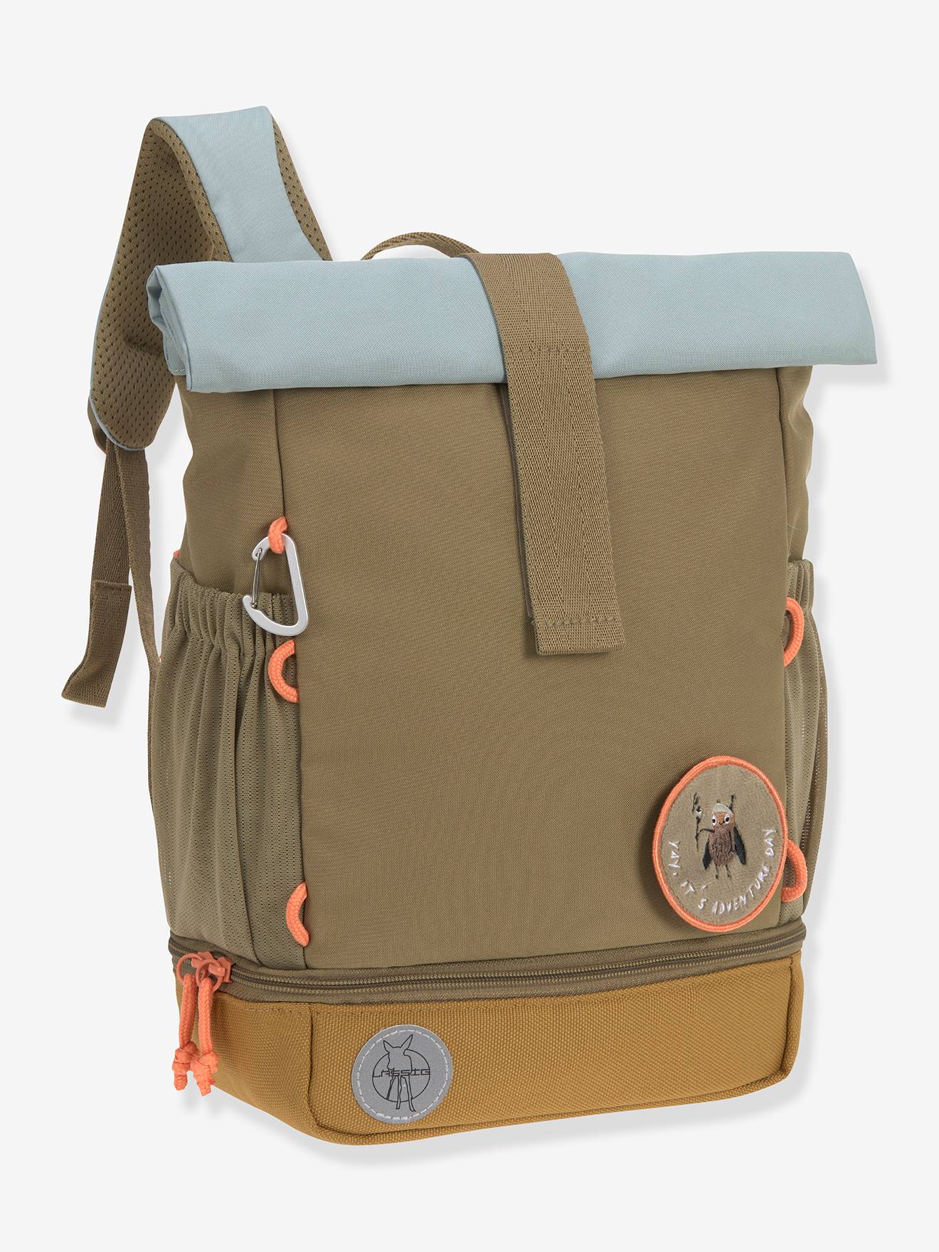 Mini sac à dos LÄSSIG Rolltop Nature noisette