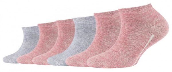 Camano kids ~ Kinder Sneakersocke 6er Pack ~ Pink Melange