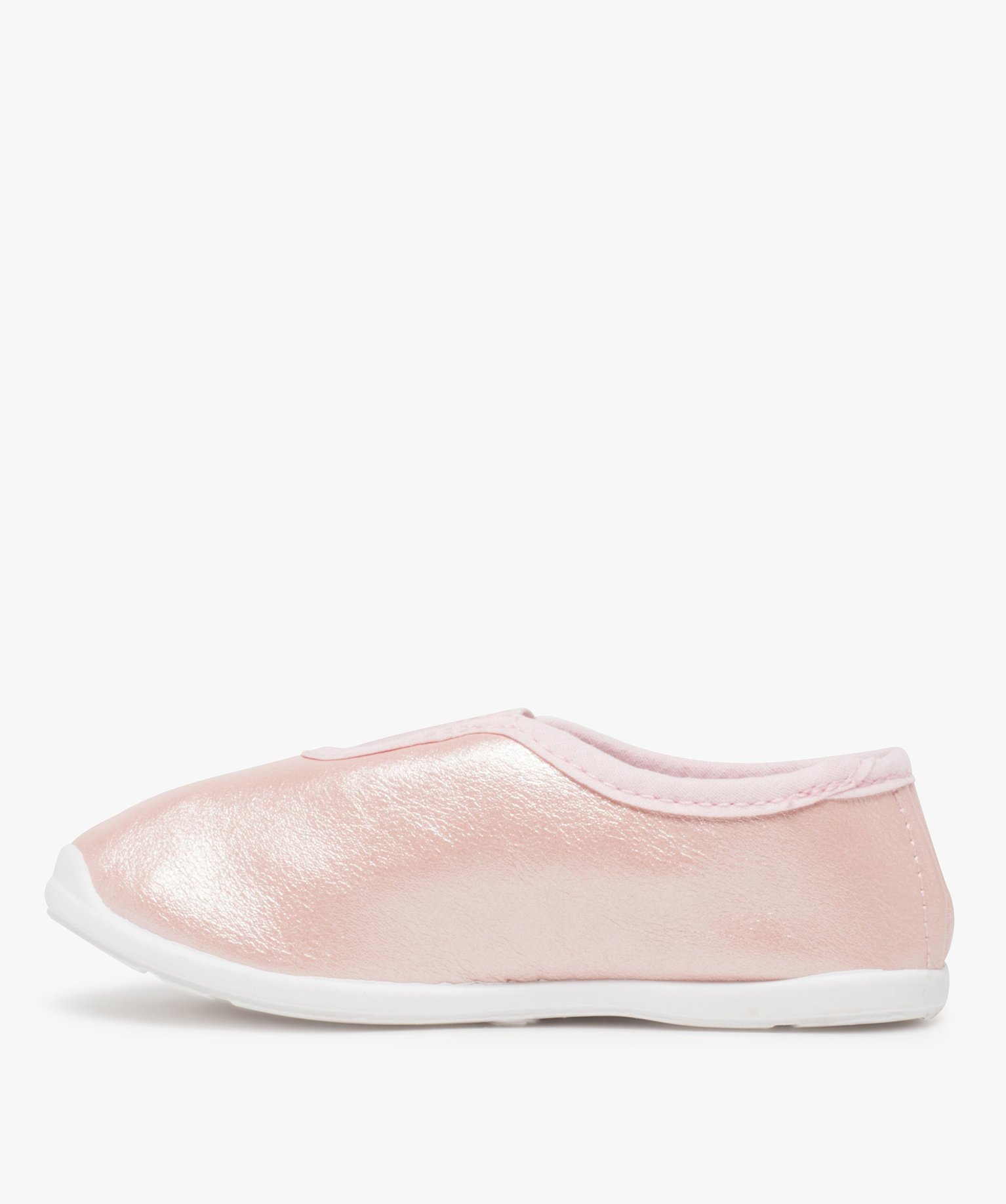 Rythmiques fille dessus brillant avec élastique central rose | GEMO