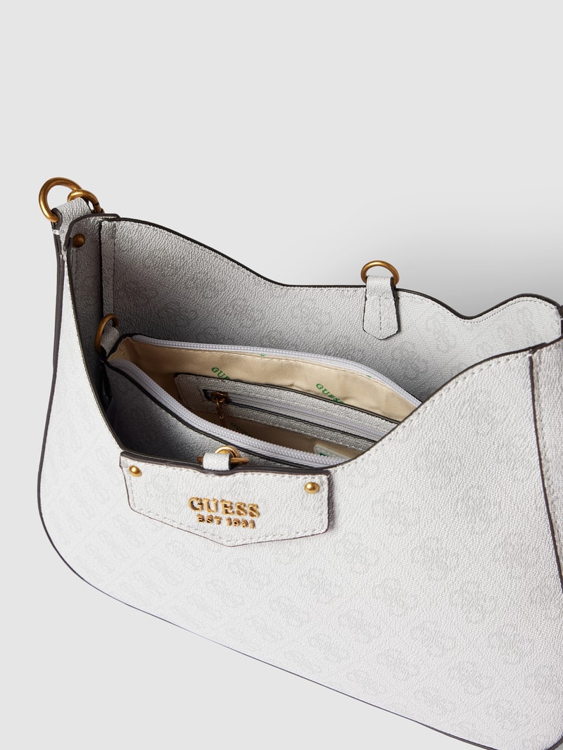 Hobo Bag mit Allover-Print Modell 'BRENTON' in graphit