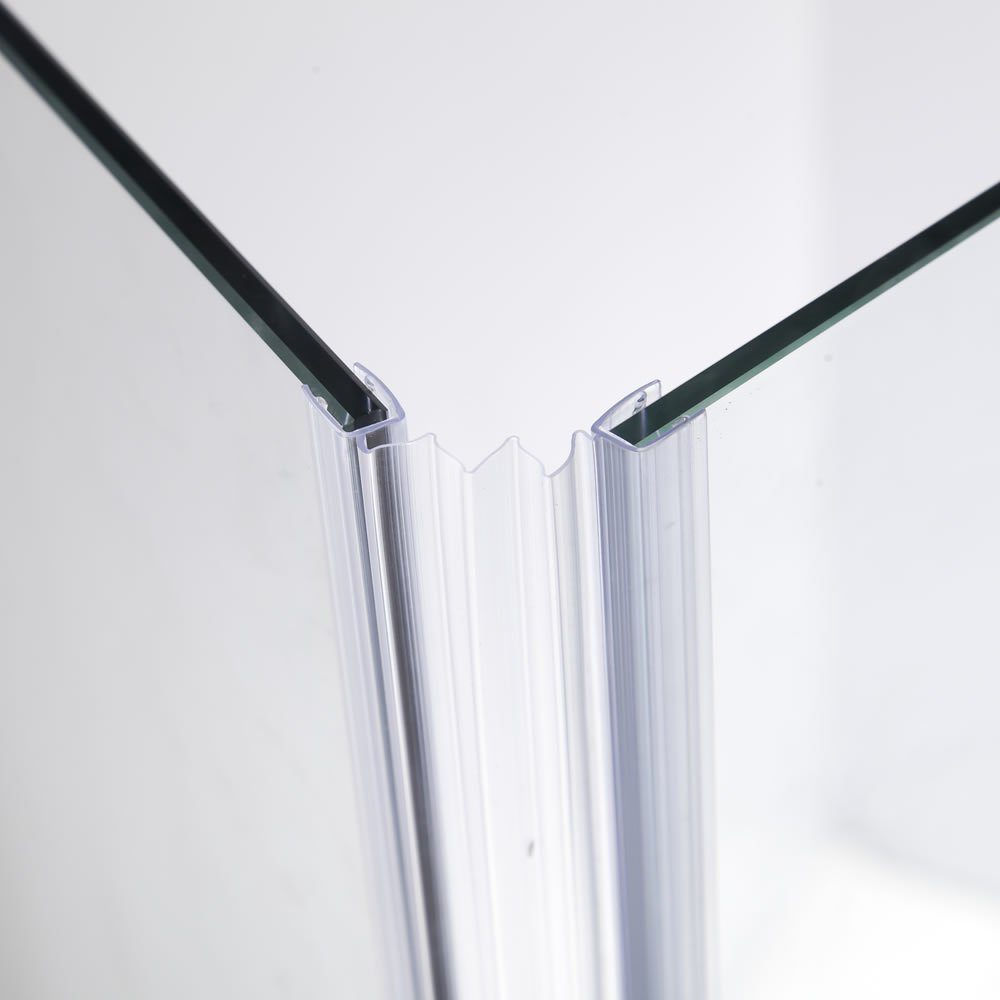 Melko Badewannenaufsatz Badewannenfaltwand Badewannenaufsatz 139x119 cm aus Sicherheitsglas Duschabtrennung Faltwand Dusche Duschkabine Duschtür Duschtrennwand Badewanne, (Stück)