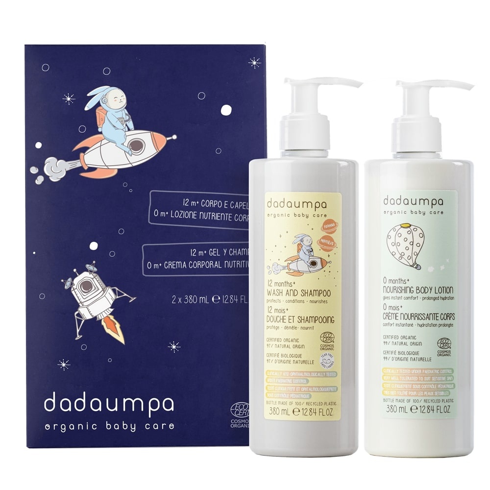 dadaumpa COFFRET SOIN ET BAIN 12+ MOIS (2x 380ml),  DADAUMPA Soin coffret