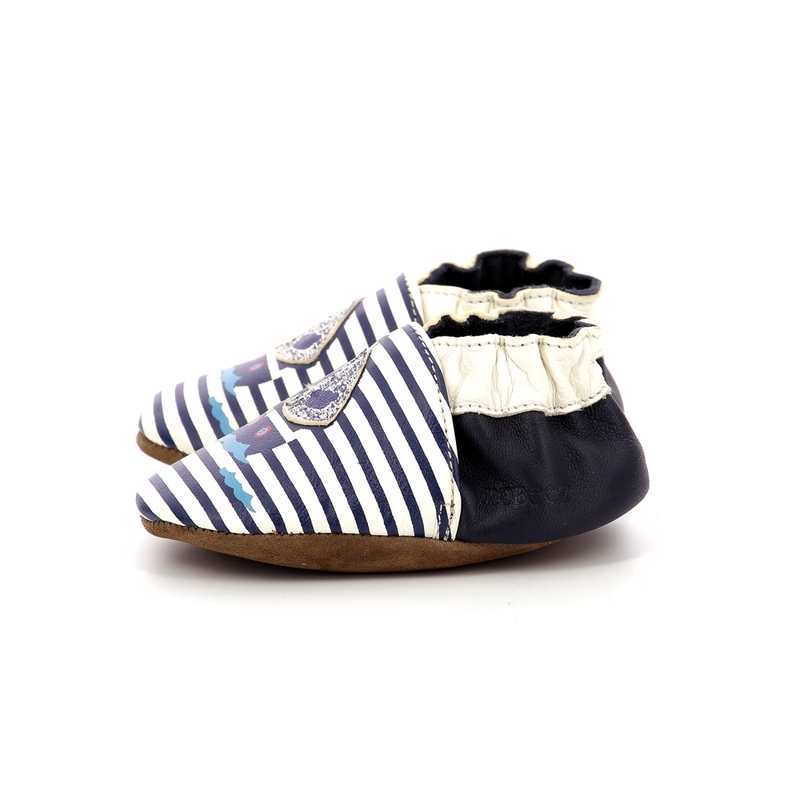 Chaussons cuir tannage vegetal Sailing The Sea