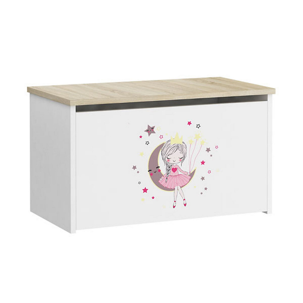 Spielzeugtruhe Sitztruhe Daria 73cm Motiv wählbar mit 1 Klappe