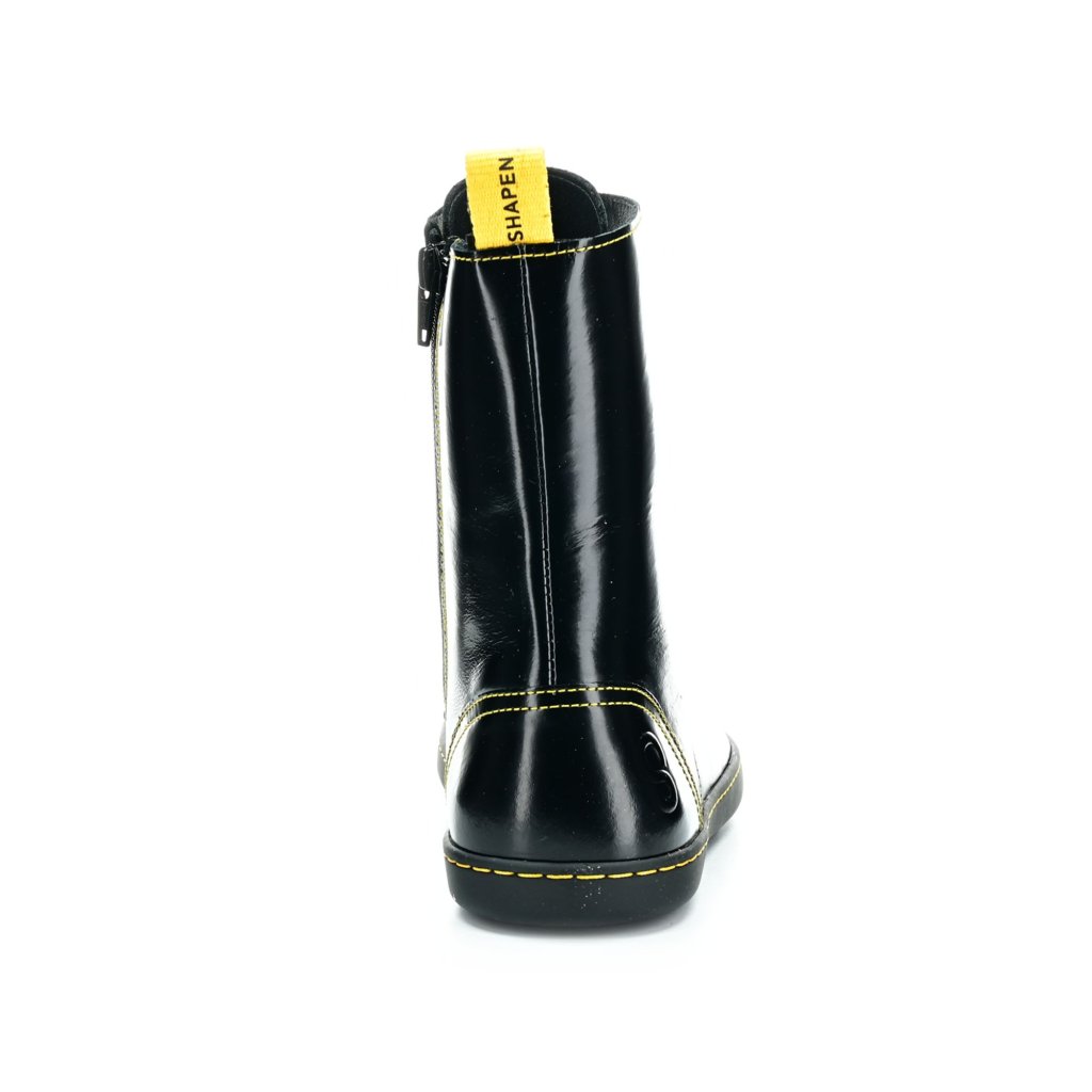 Shapen Maverick Black & Yellow Barfußstiefeletten
