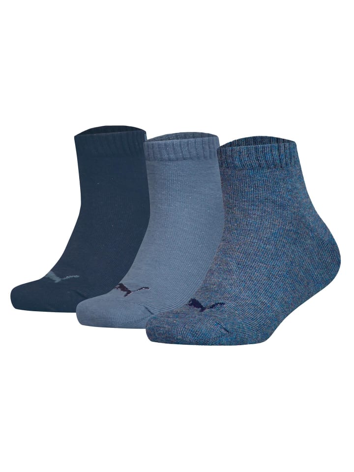 Puma Socken 3er Pack in Denim Blau günstig kaufen