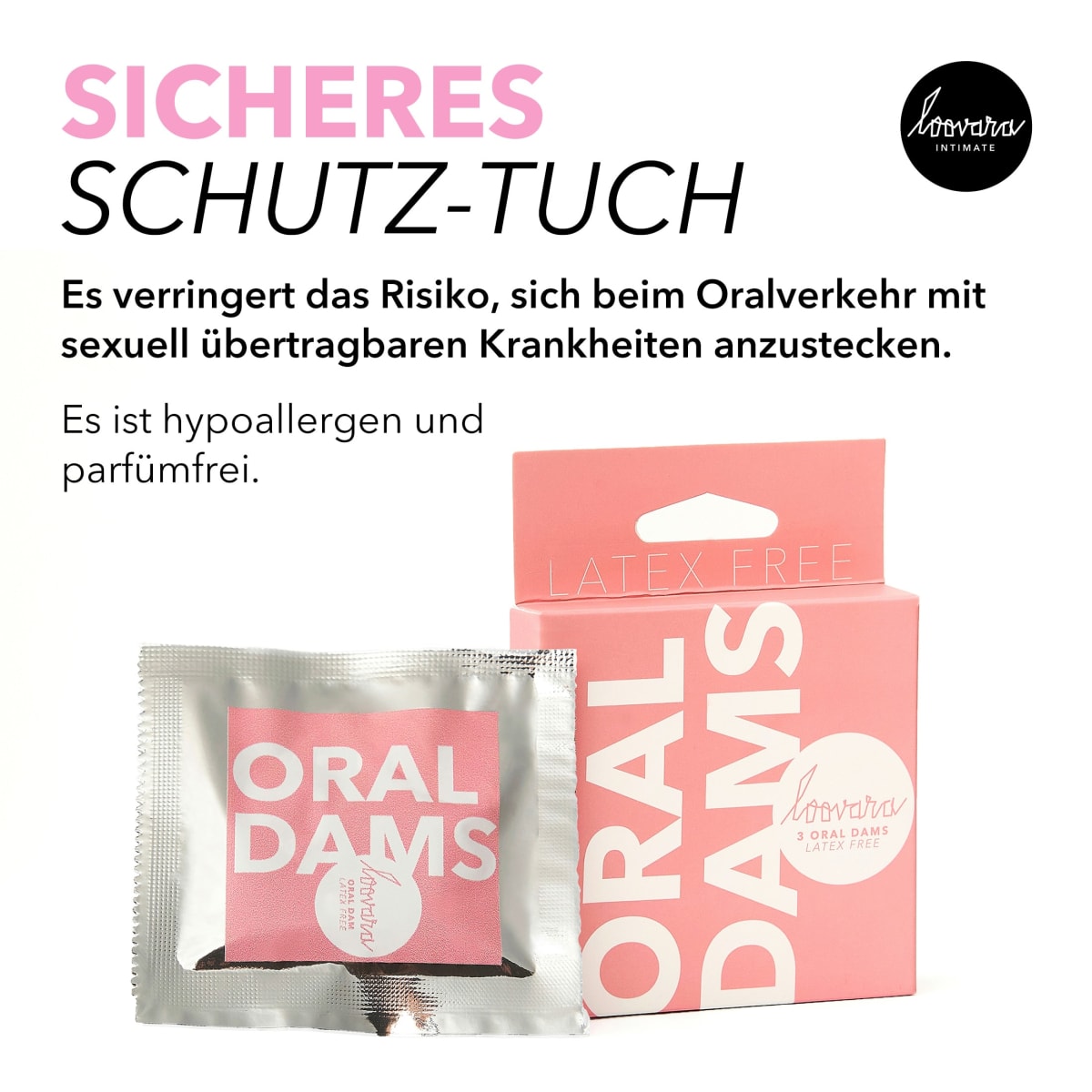 Lecktücher - Oral Dams, latexfrei, 3 St