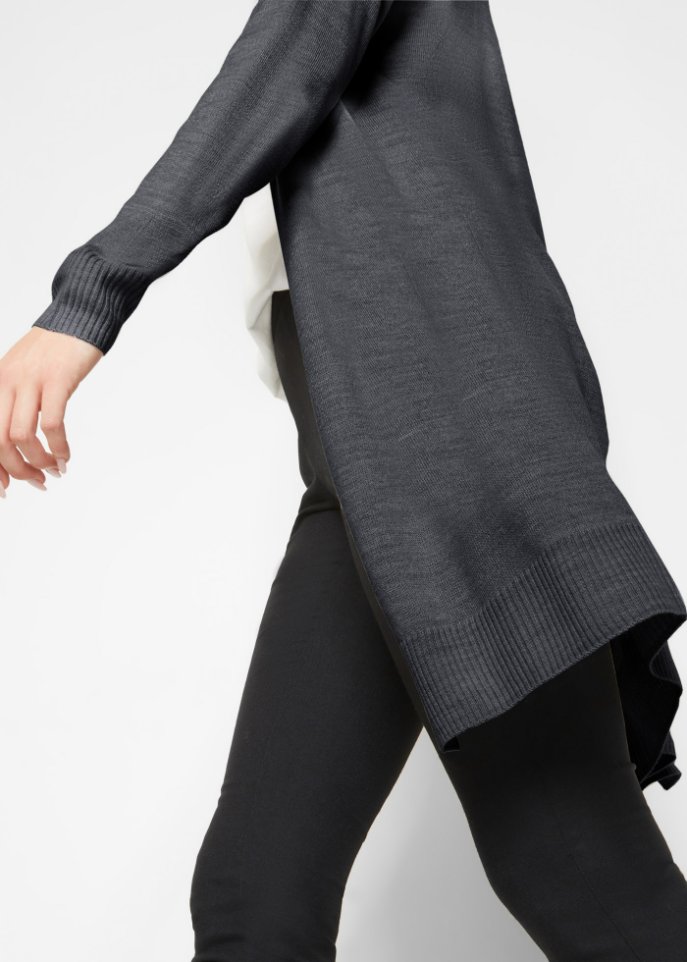 Offene Strickjacke