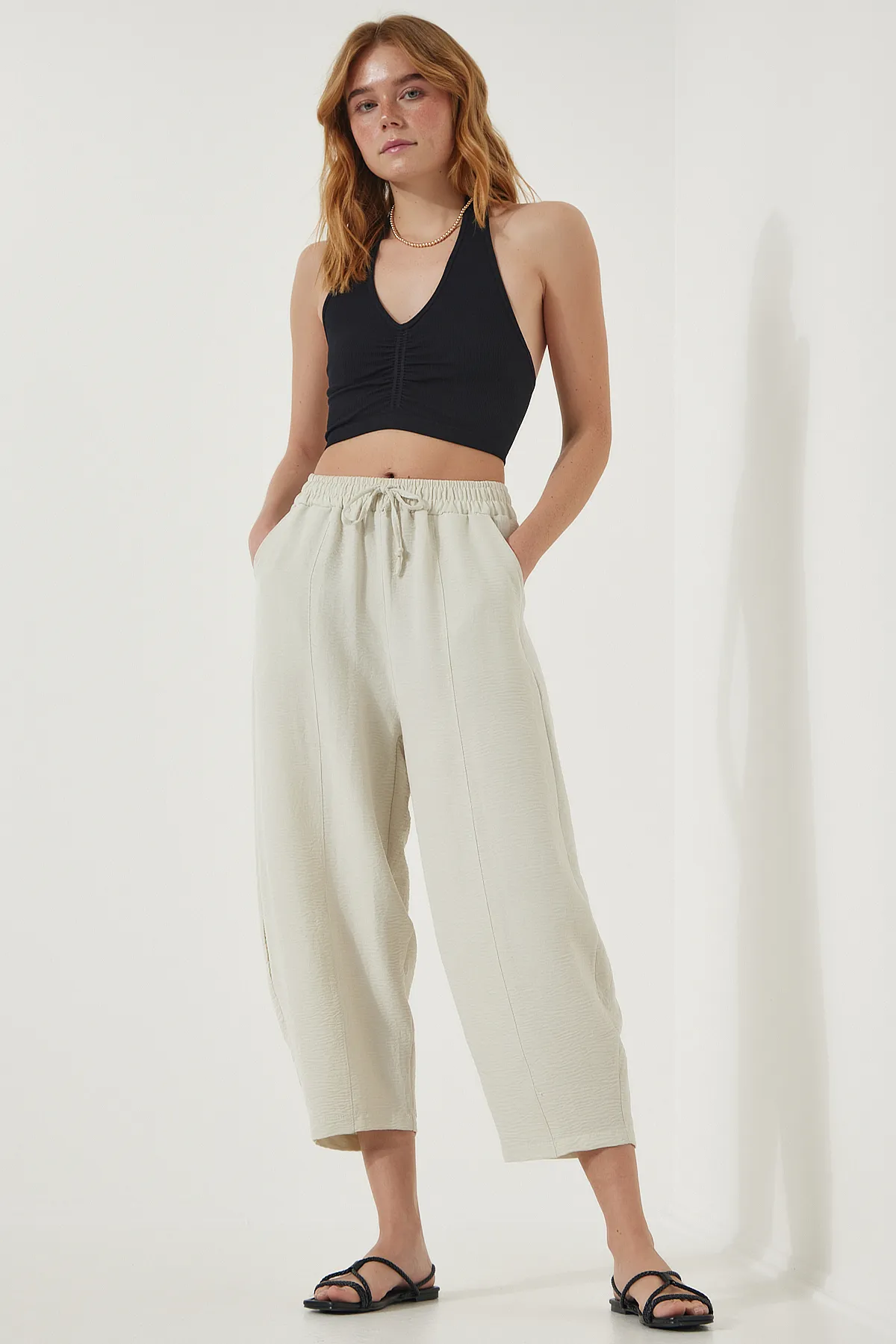 Happiness İstanbul  Hose - Dunkelblau - Karottenhose