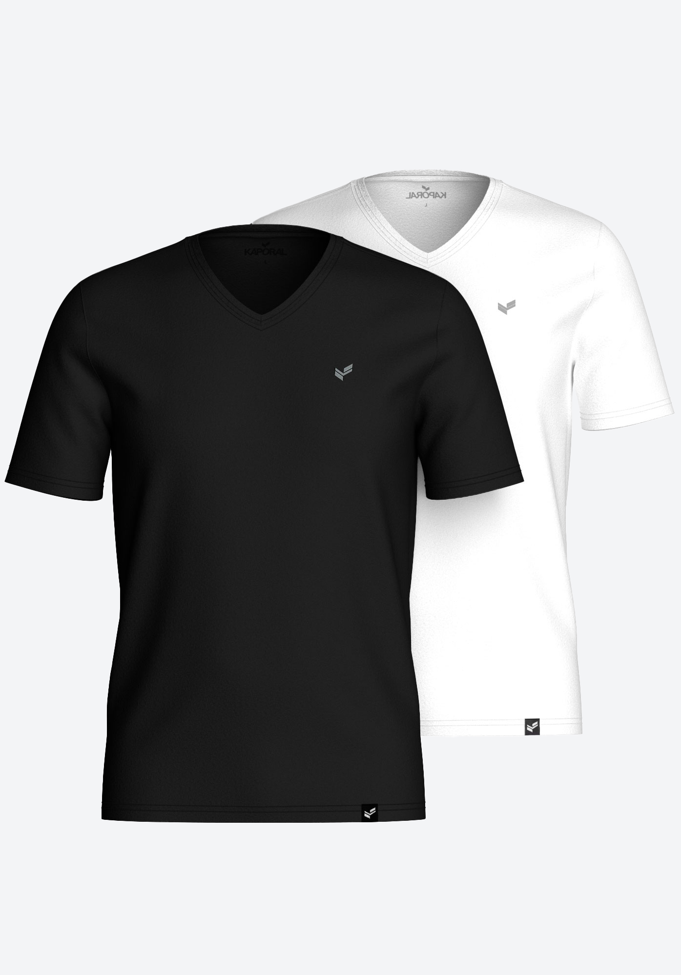 GIFT   Coffret de 2 t-shirts slim noir et blanc Homme