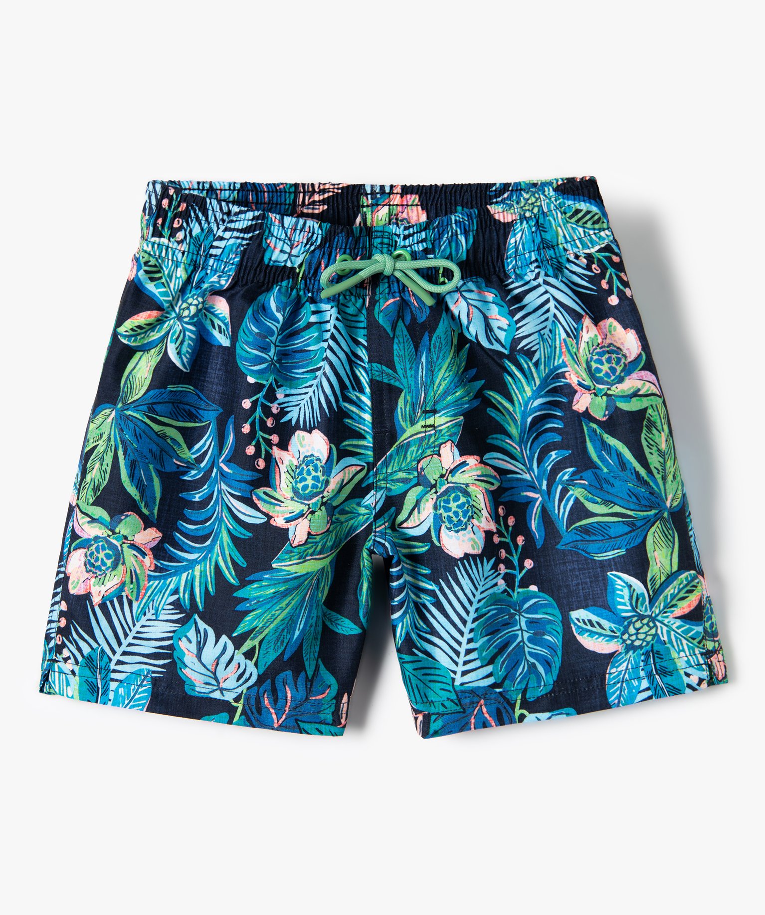 Short de bain Garçon à motifs exotiques imprime | GEMO