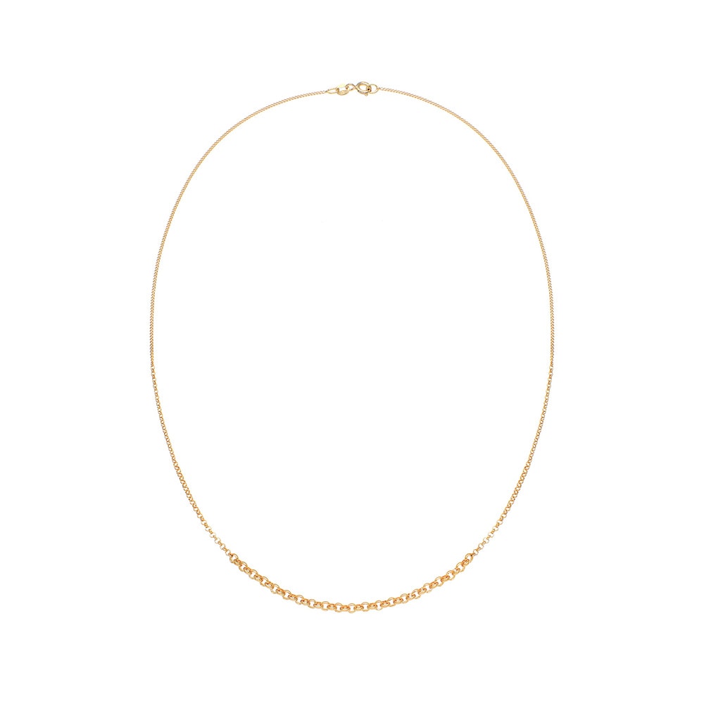 Elli Elli Collier Cours de chaîne de pois pour dames Mélange de base en argent sterlin Bijoux