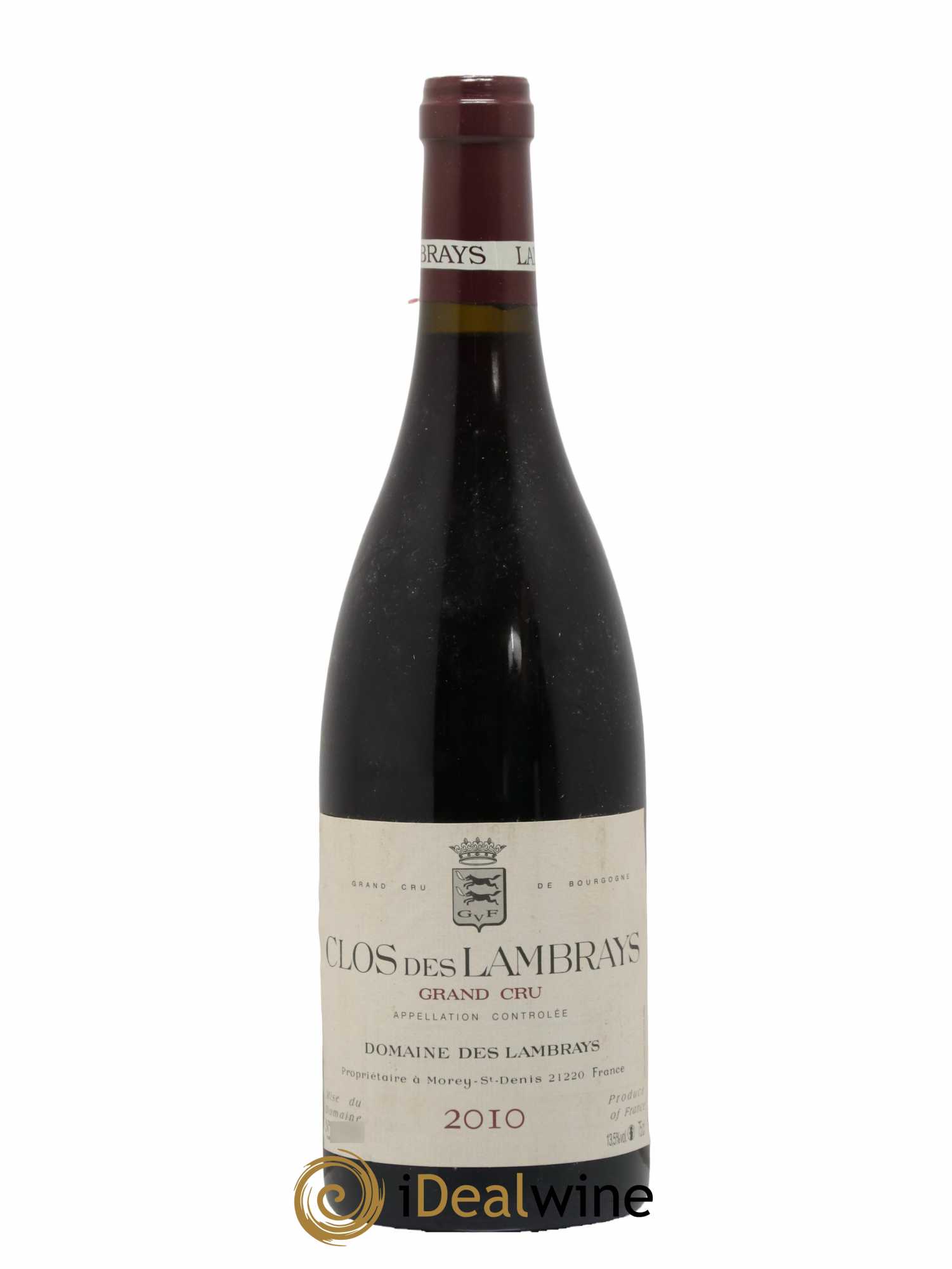 Clos des Lambrays Grand Cru Domaine des Lambrays  2010 - Lot de 1 Bouteille