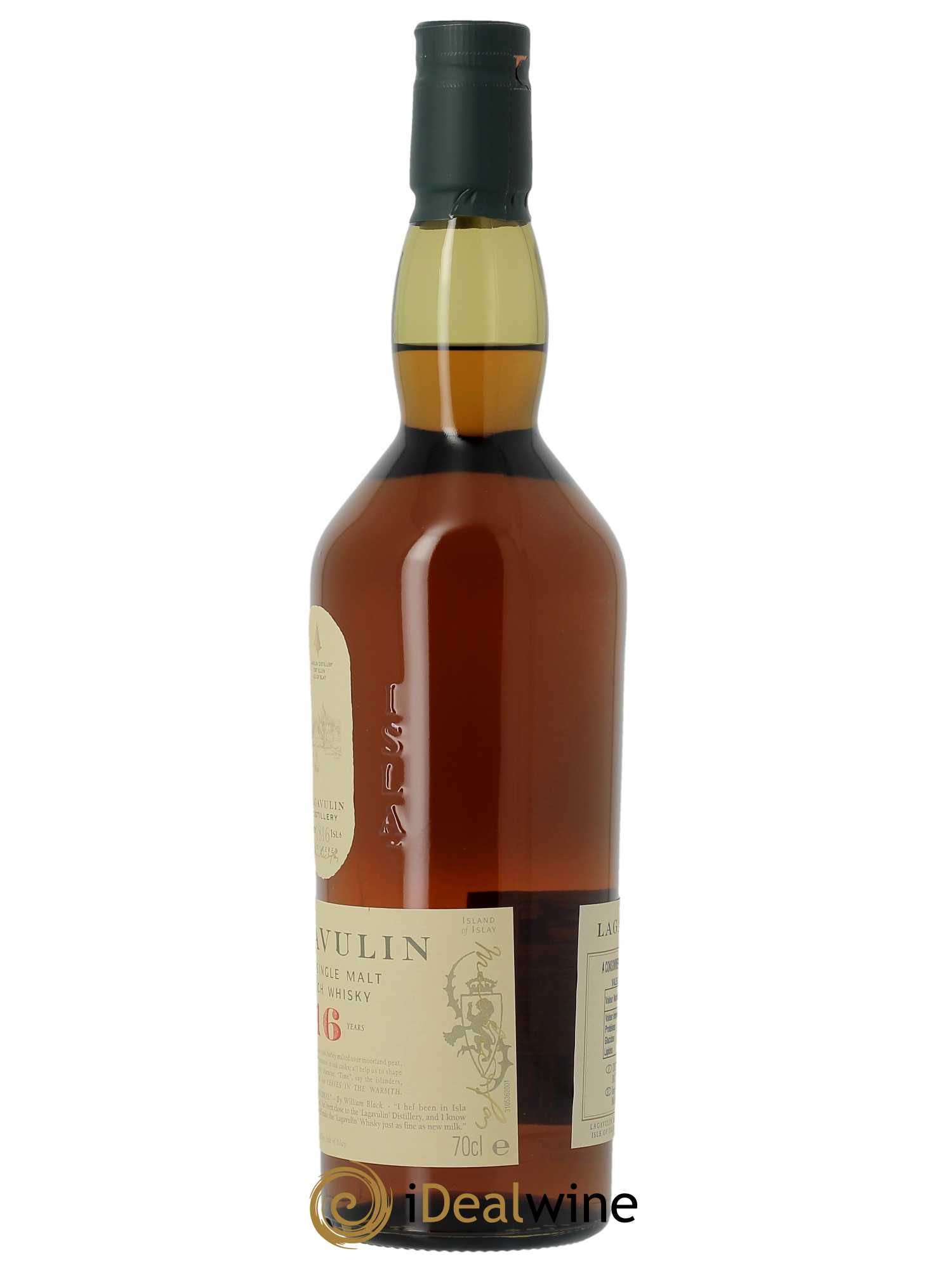 Whisky Lagavulin 16 years old (70cl)  - Lot de 1 Bouteille