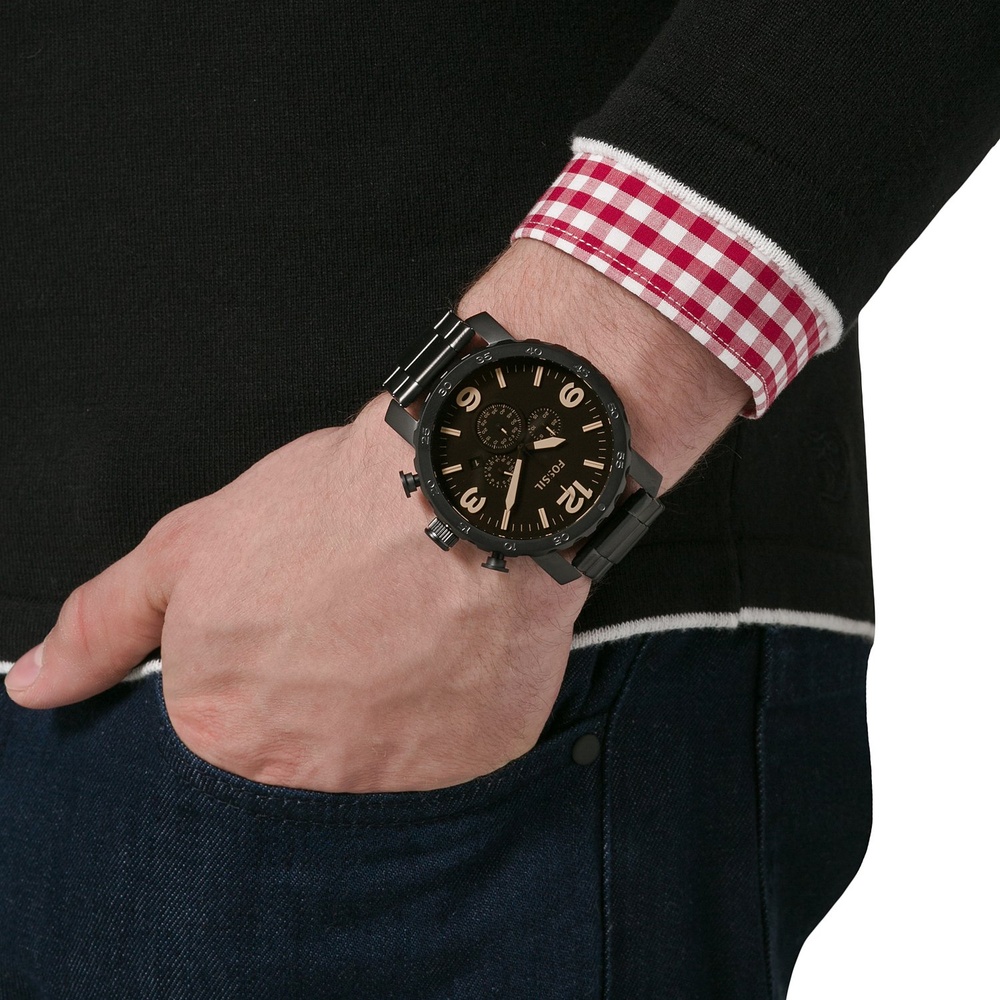Fossil Chronographe Acier inoxydable Montre