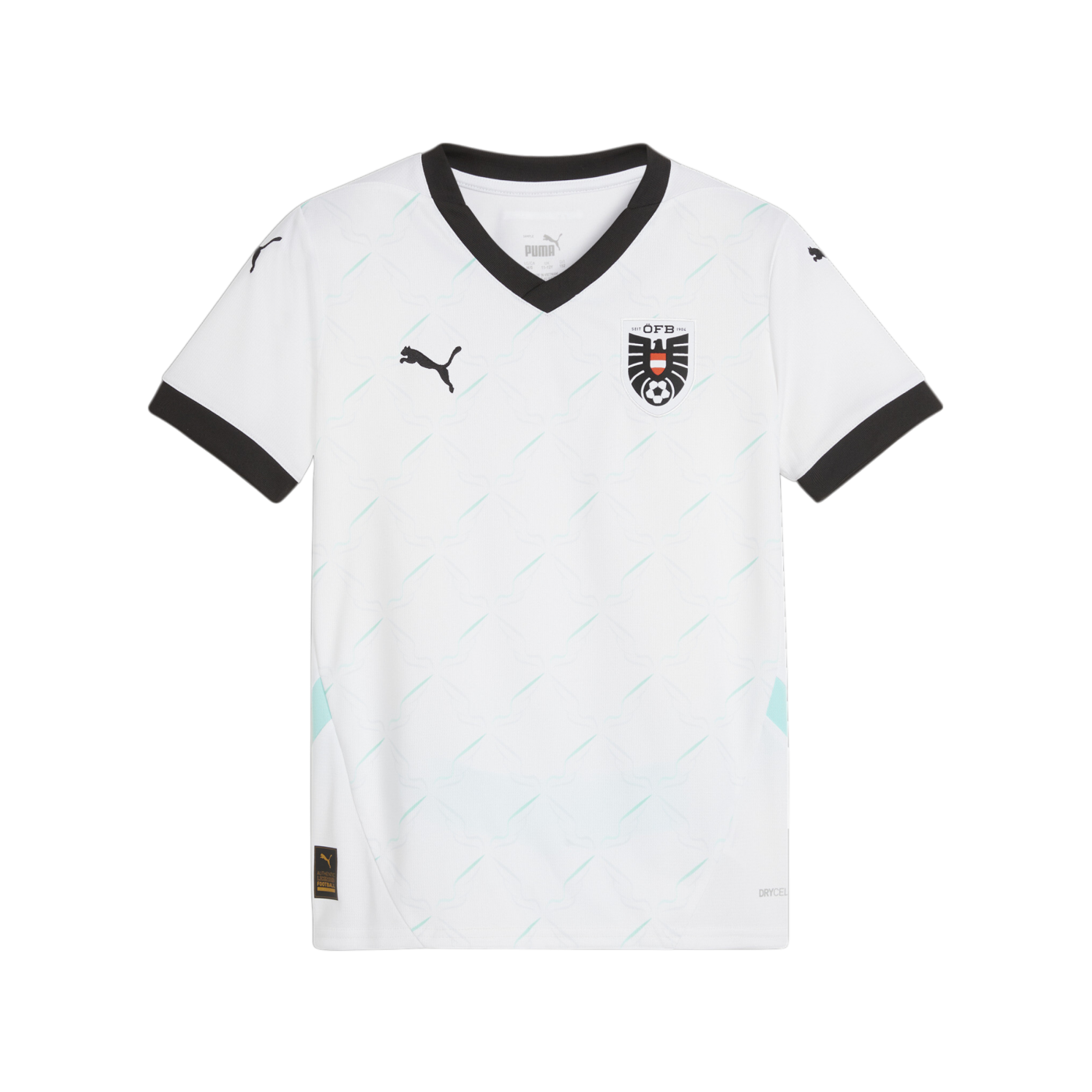 PUMA Österreich Trikot Away EM 2024 Kids Weiss F02