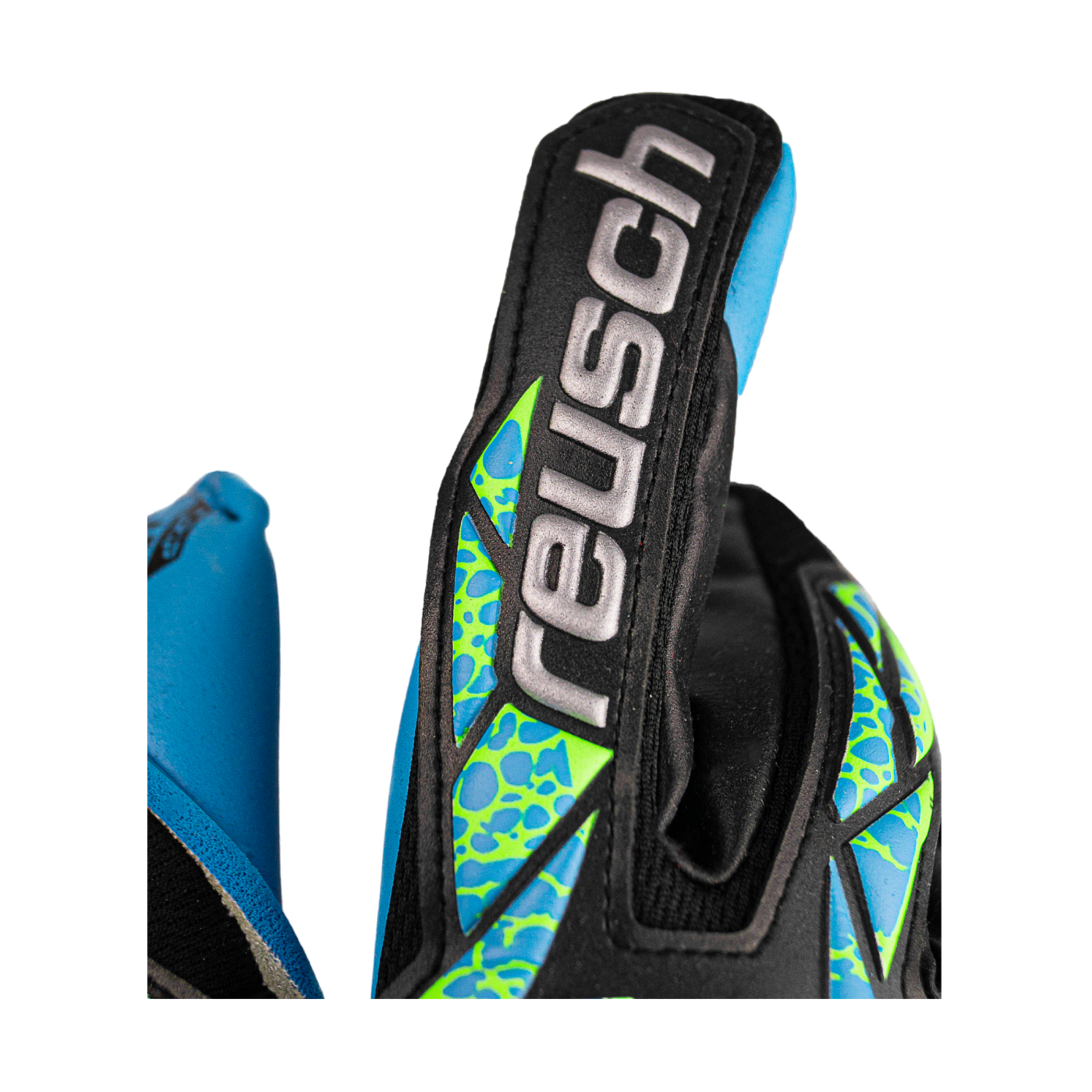 Reusch Attrakt Aqua TW-Handschuhe Schwarz Grün Blau F7410