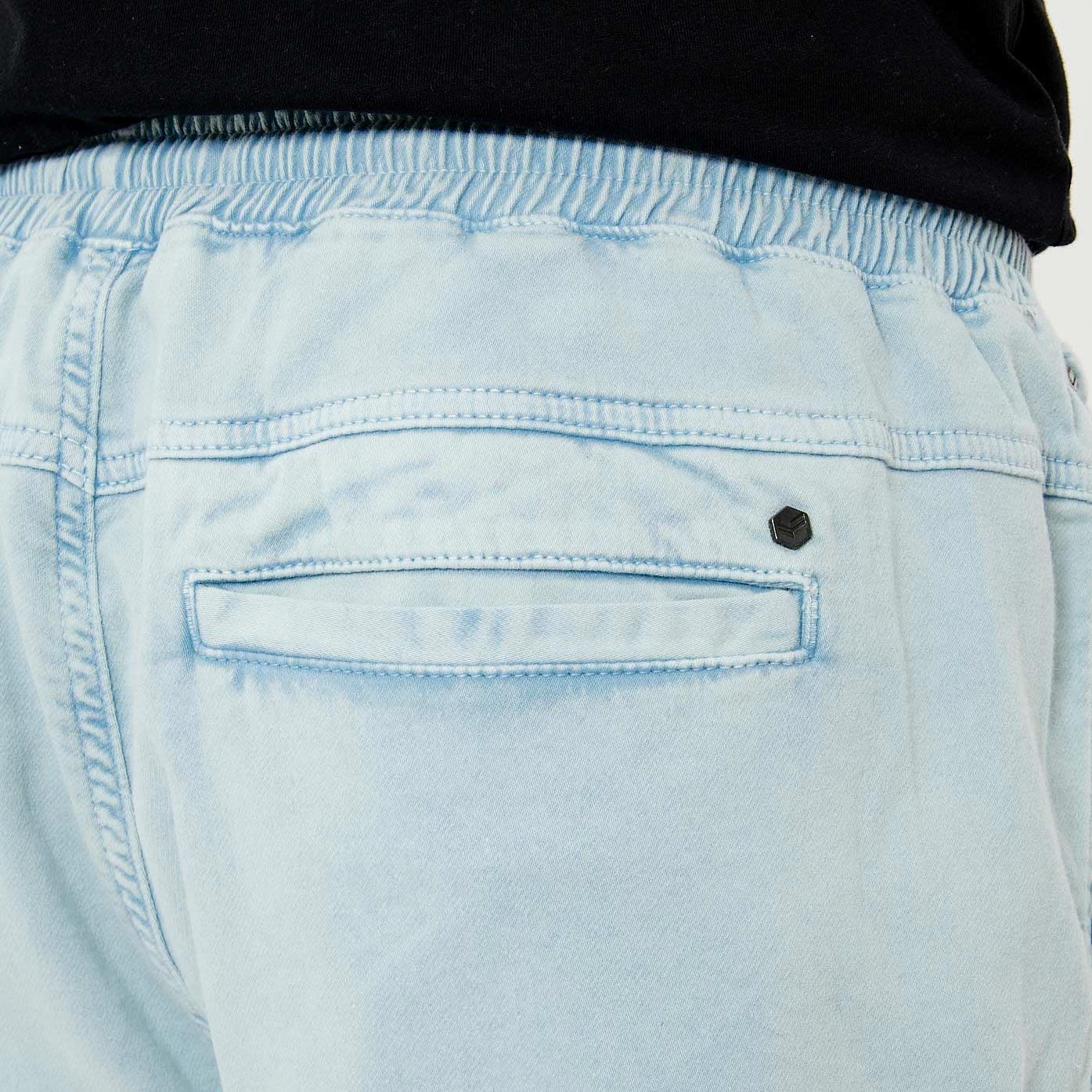 EVAN   Short bleu clair homme
