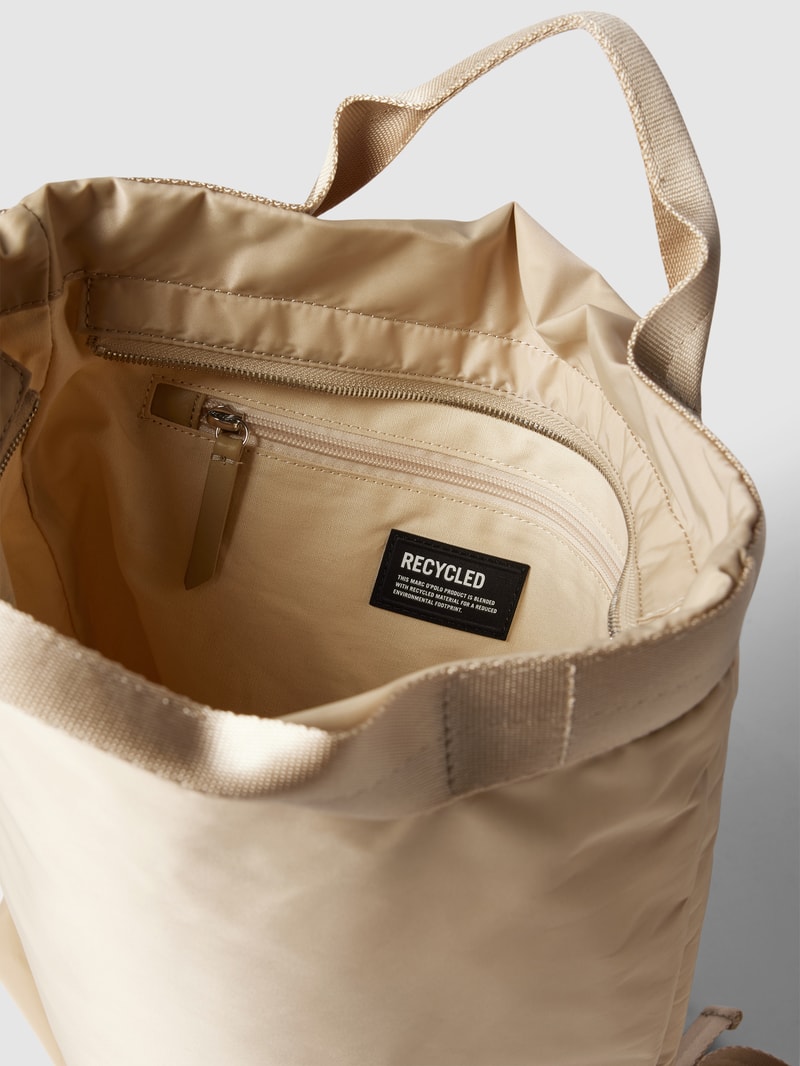 Rucksack mit Label-Detail Modell 'EMNI' in sand