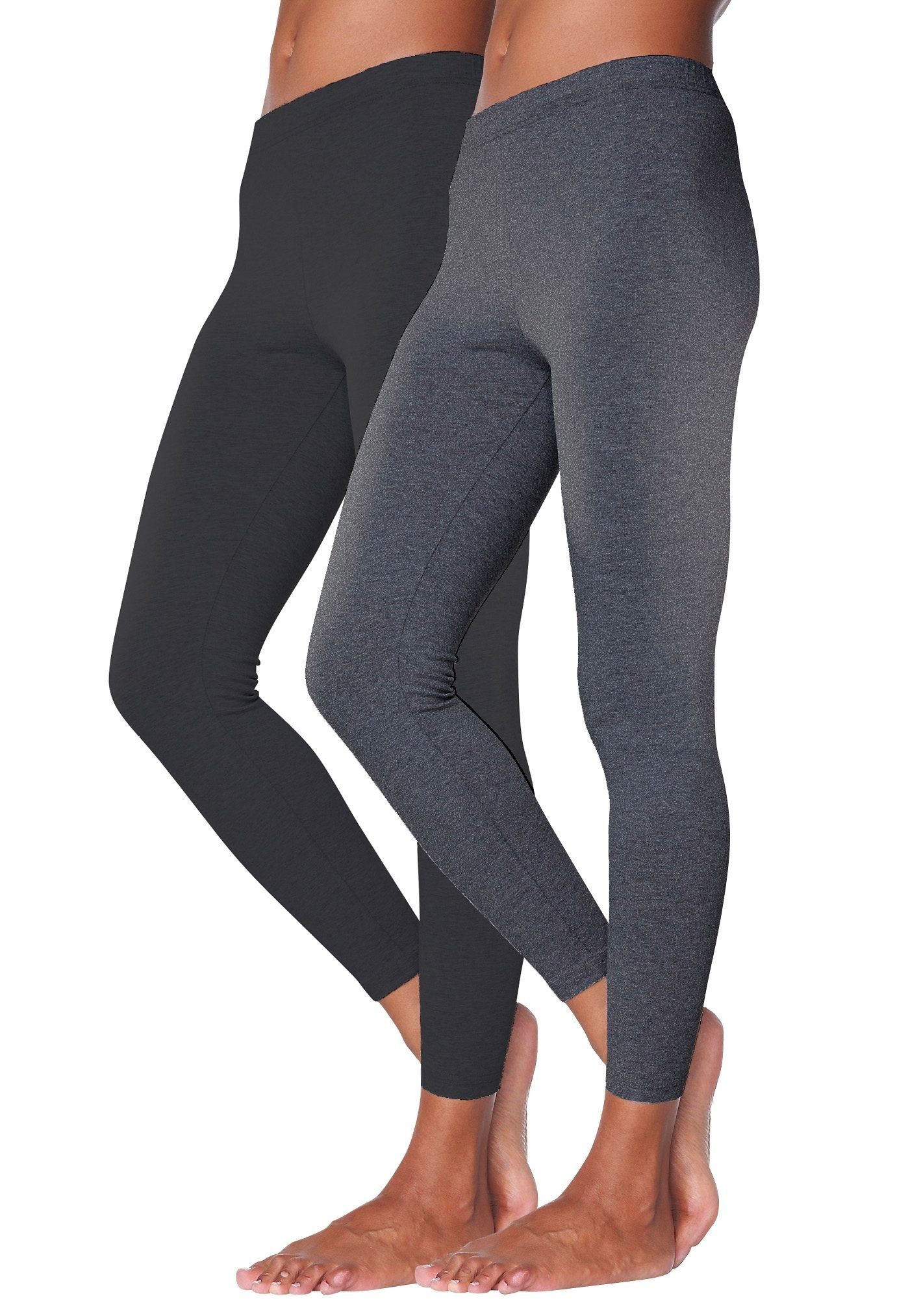 vivance active Leggings (2er-Pack) mit Gummibund, Loungewear